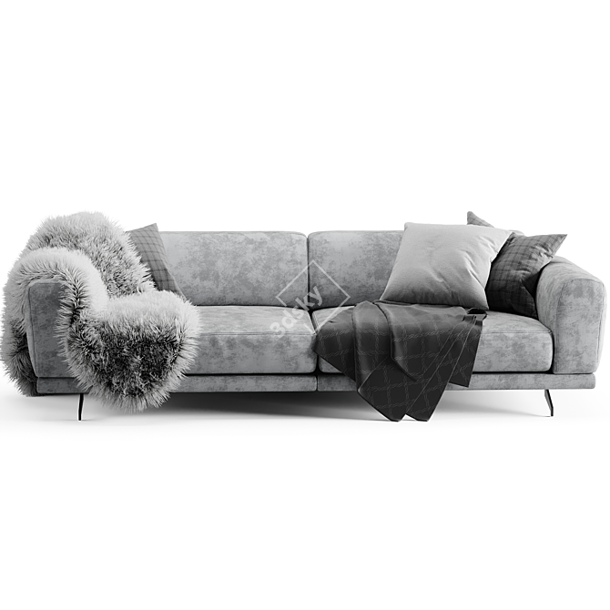 Elevate Your Living Space with Dantone's Leamington Sofa 3D model image 4