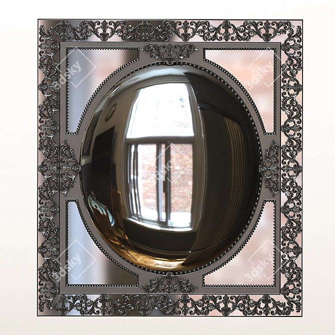 Reflective Metal Mirror - 3ds Max 2016 + V-ray 3D model image 1