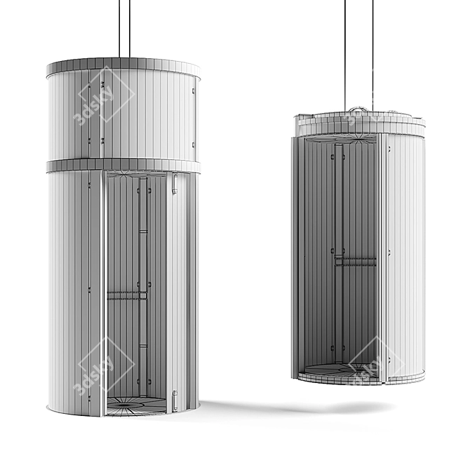 OM Glass Round Lift M-System (МС1300) - Spacious and Elegant. 3D model image 2