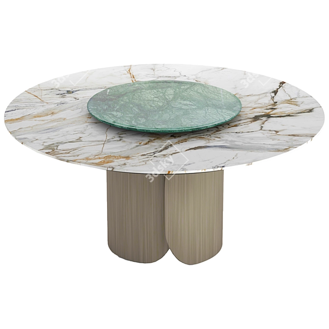 Oscar Round Table: Elegant and Modern 3D model image 1