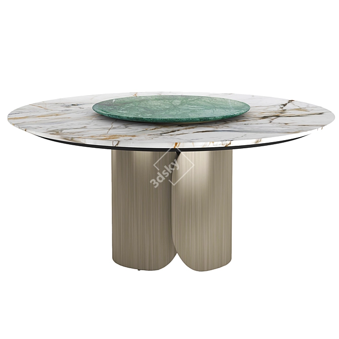 Oscar Round Table: Elegant and Modern 3D model image 2