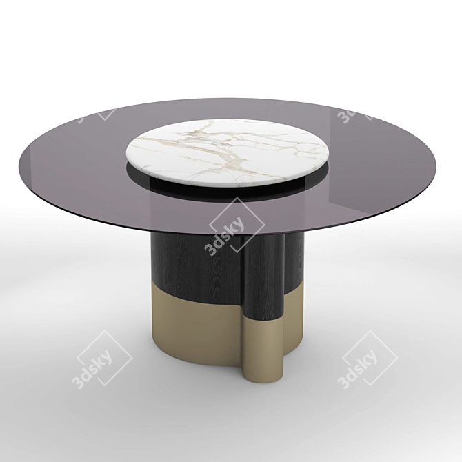 Formitalia MARYGOLD Glass Table 3D model image 2