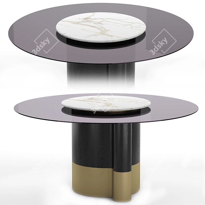 Formitalia MARYGOLD Glass Table 3D model image 8