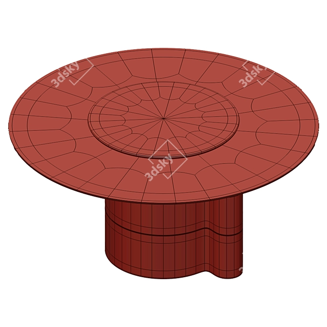 Formitalia MARYGOLD Glass Table 3D model image 10