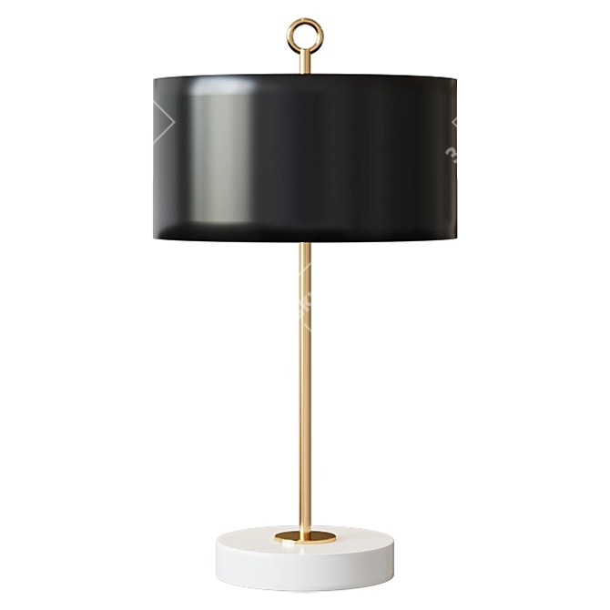 Title: Gramercy Antero Table Lamp 3D model image 1