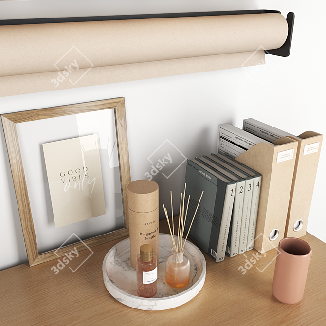 IKEA Home Office Set 3D model image 2