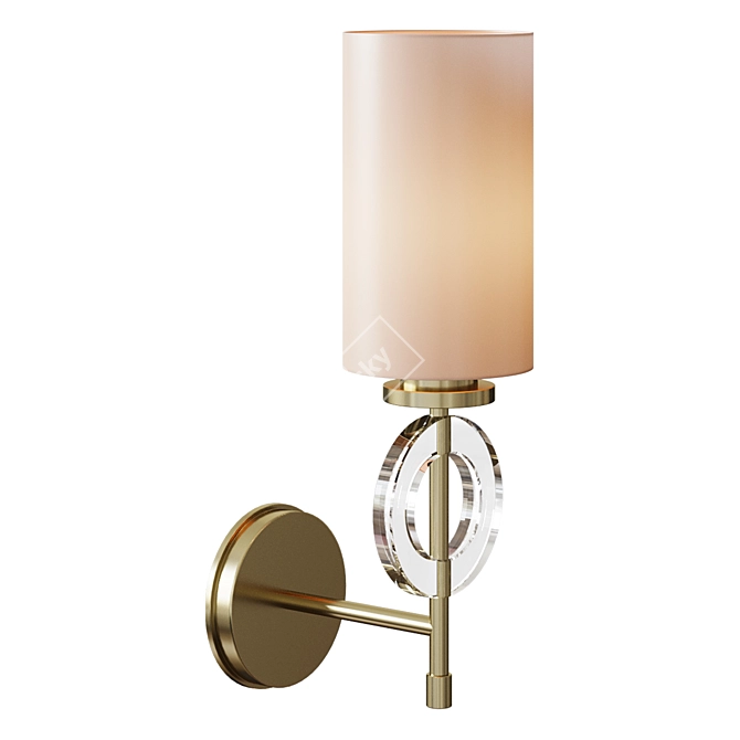 Elegant Felton Wall Lamp 3D model image 1