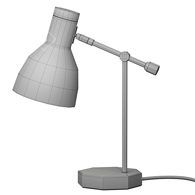  Sleek Black Table Lamp 3D model image 3