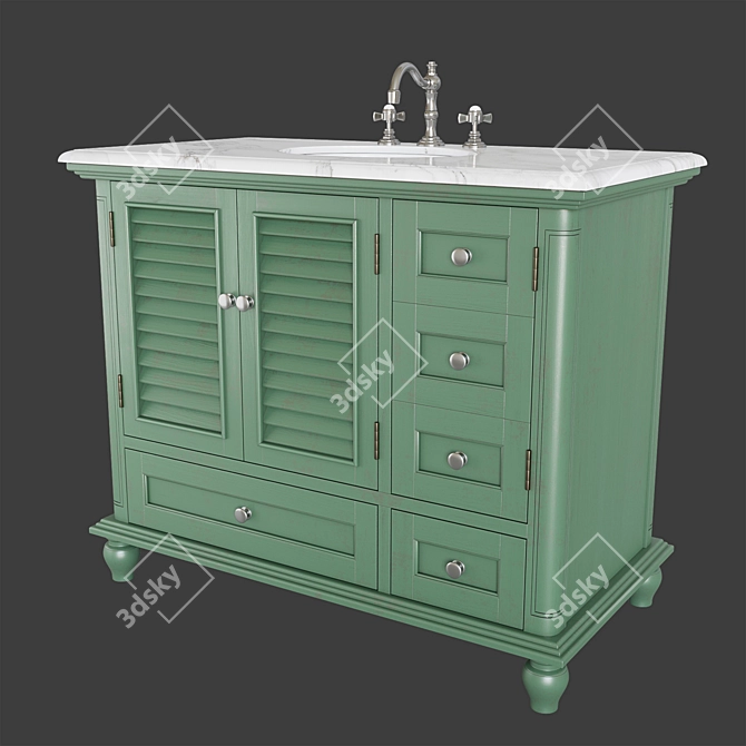 Pottery Barn Page: 19"-60" Bathroom Vanities 3D model image 1