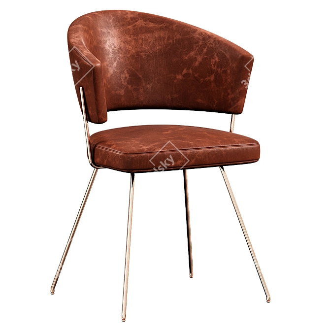 Boho Chic Bahia Bonaldo Chair 3D model image 1