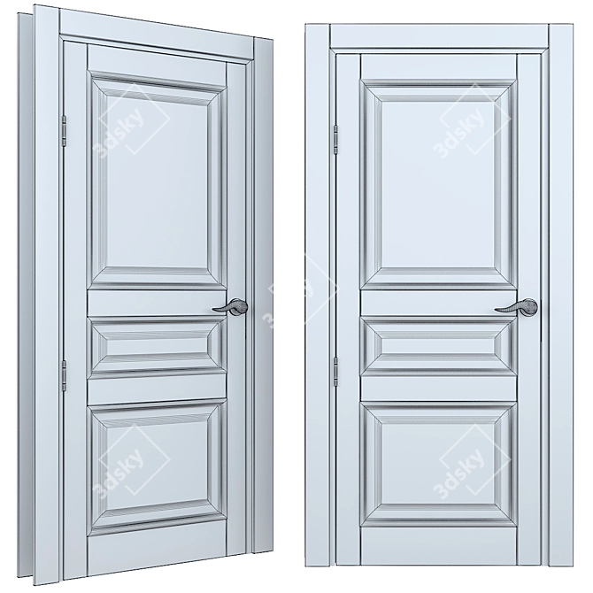 LIGNUM Wooden Doors 3D model image 3