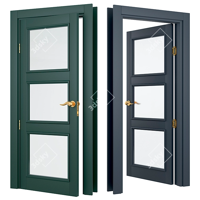 LIGNUM Premium Doors - Authentic and Stylish 3D model image 2