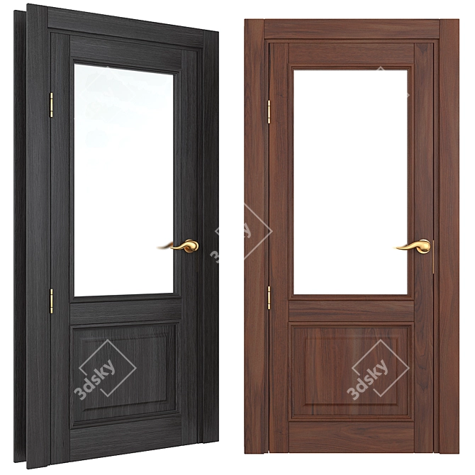 LIGNUM Customizable Doors: Realistic 3DS Max Models 3D model image 1