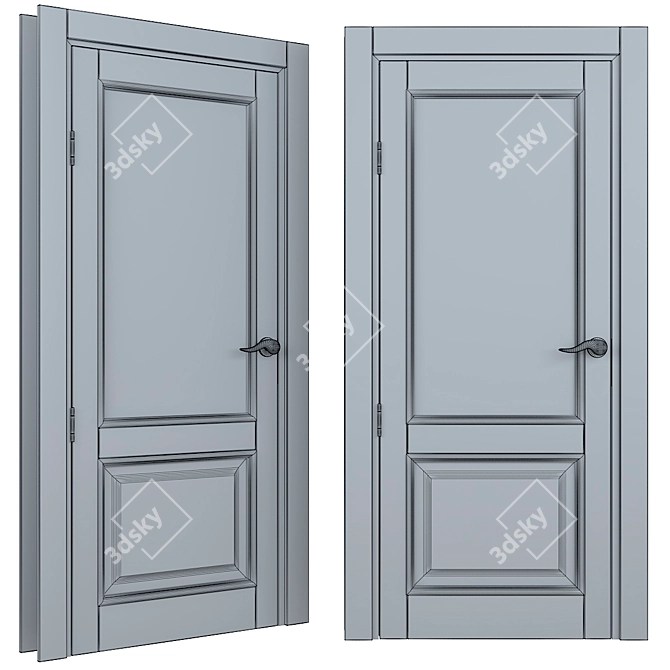 LIGNUM Customizable Doors: Realistic 3DS Max Models 3D model image 3