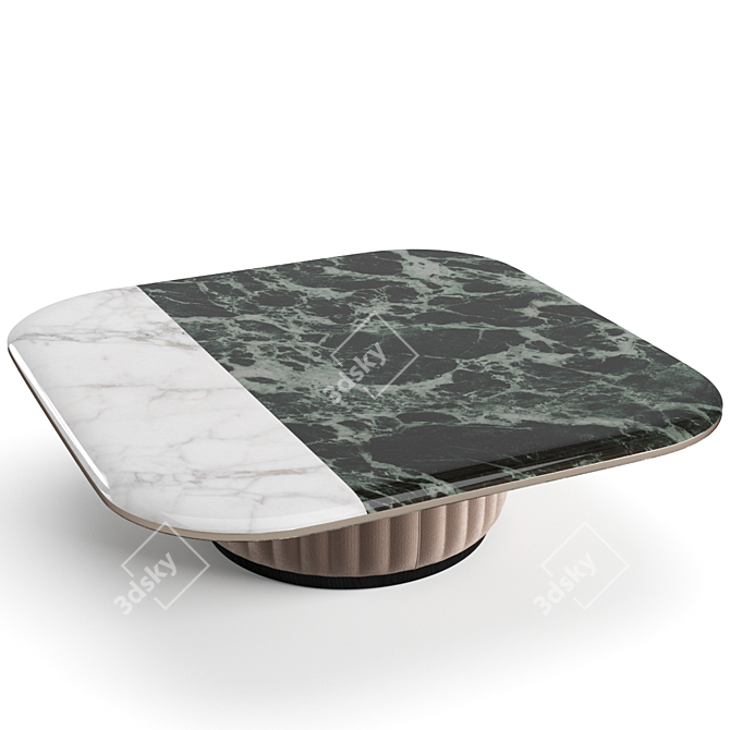 Elegant Visionnaire Miller Marble Set 3D model image 4