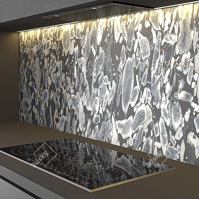 Stylish Kitchen05: Modern Design & Maximum Functionality 3D model image 2