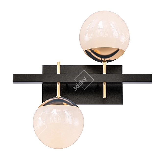 Serenity Glow Sconce 3D model image 1