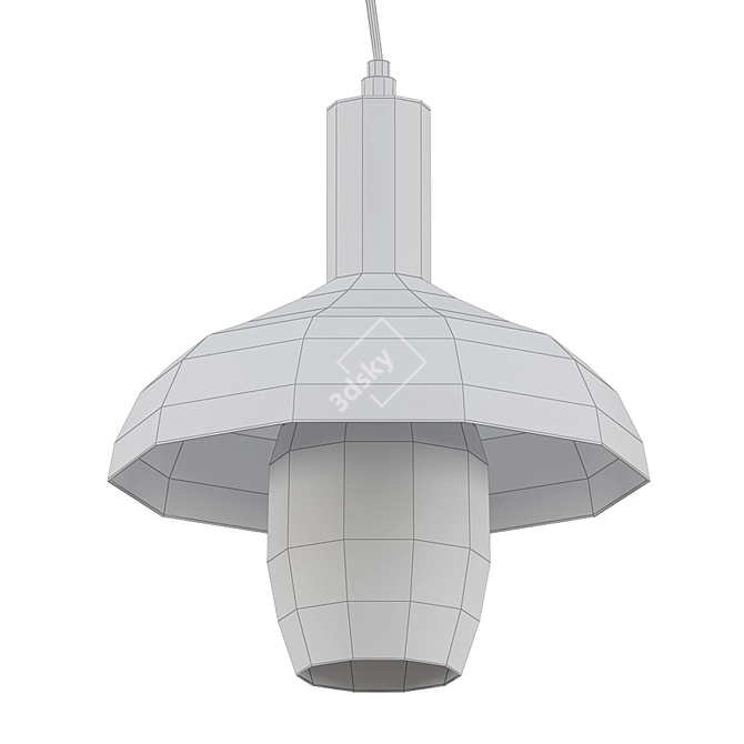 Illuminating Elegance: Lantern Pendant 3D model image 2