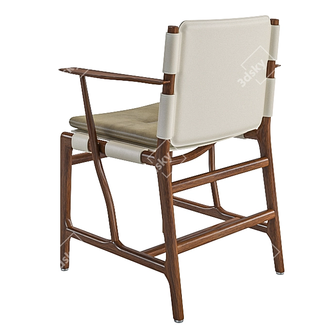 Modern Levante Chair: Unwrapped, 3D Model 3D model image 4