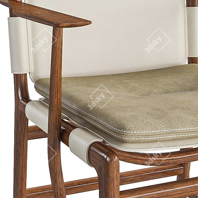 Modern Levante Chair: Unwrapped, 3D Model 3D model image 5