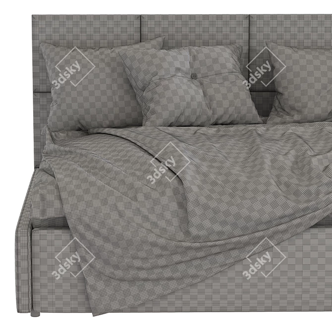 Modern Sofa Bed: 6 Color Options 3D model image 6