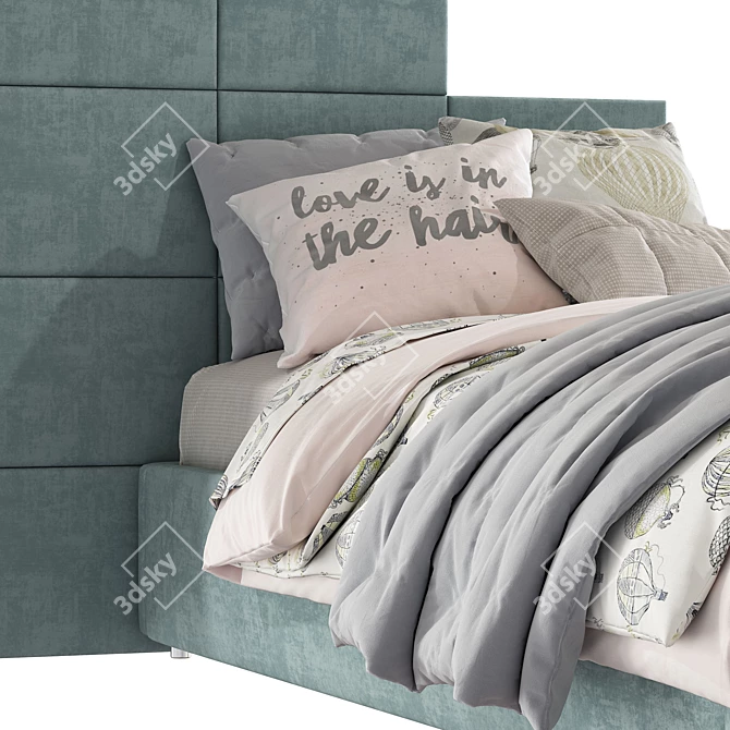 Modern Sofa Bed: 6 Color Options 3D model image 7