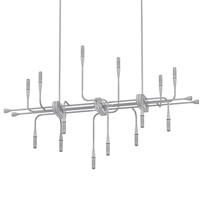 Harmonious Melody Chandelier 3D model image 2