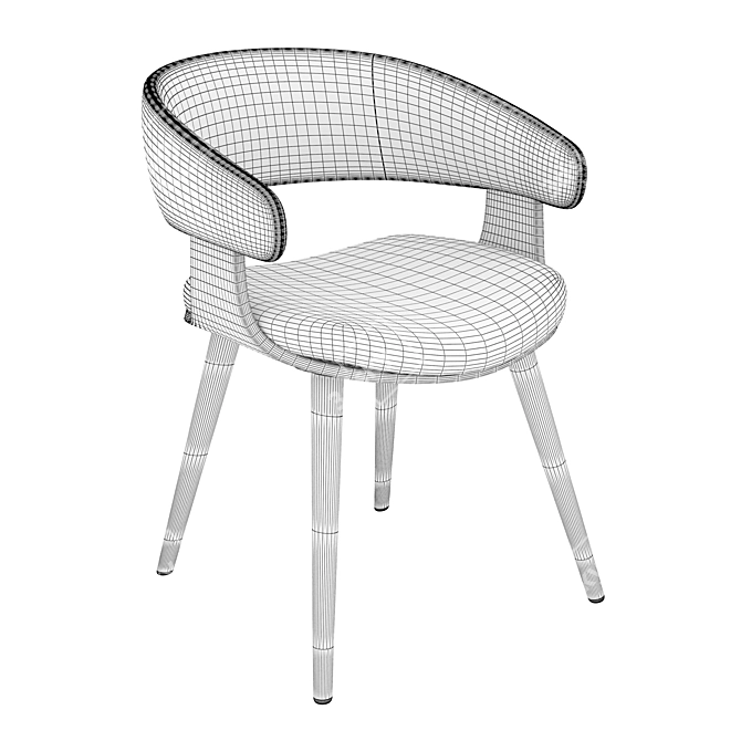 Heiman La Forma Chair: Modern Style and Comfort 3D model image 3