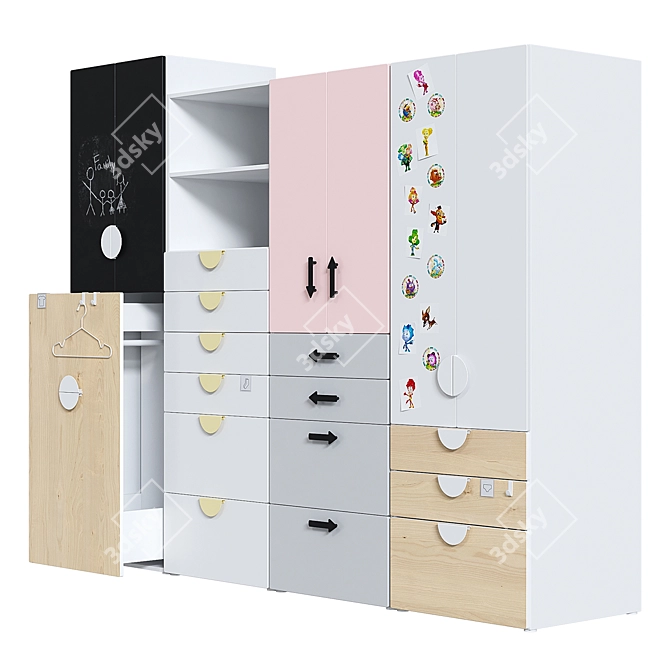 SMÅSTAD Ikea - Stylish Storage Solutions 3D model image 4