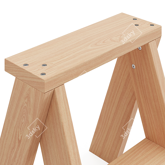 AA Step Stool: Compact & Versatile 3D model image 3