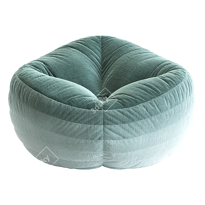 Comfy Bean Bag Chair 3D model image 2