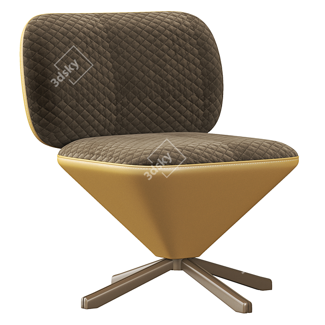 Modern Tortuga Sancal Armchair 3D model image 1