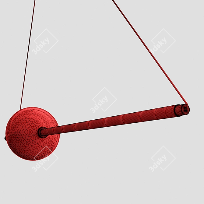 Contemporary Mikado Pendant Light 3D model image 4