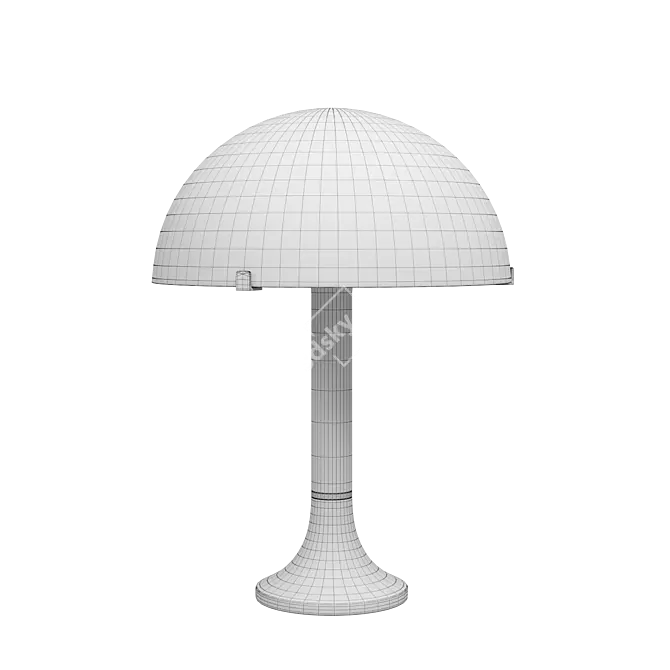 Elegant Bloomsbury Table Lamp 3D model image 3
