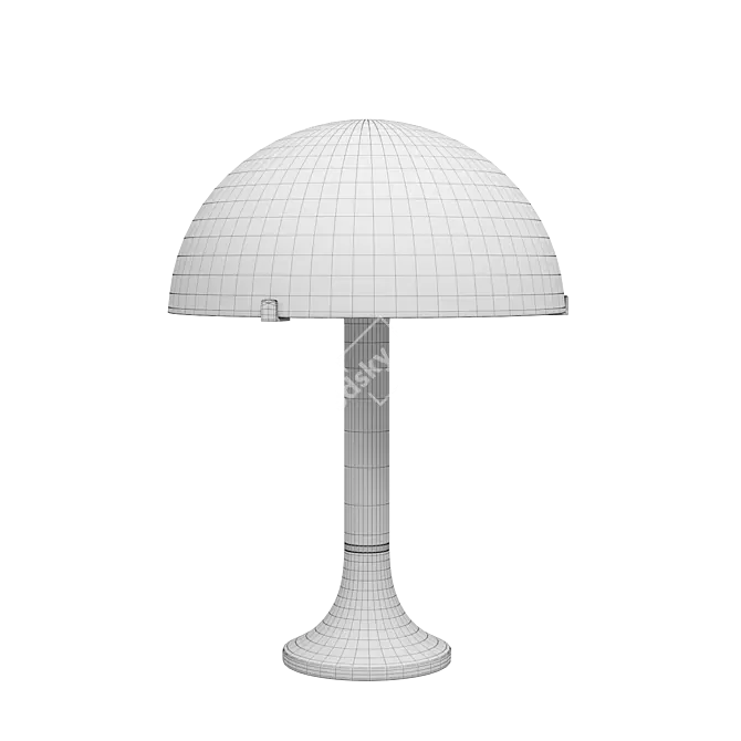 Elegant Bloomsbury Table Lamp 3D model image 4