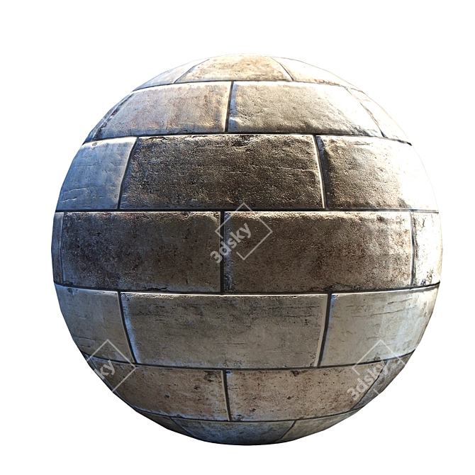 Medieval Stone Material Pack: PBR, 4K, 3Ds Max, FBX, OBJ 3D model image 1