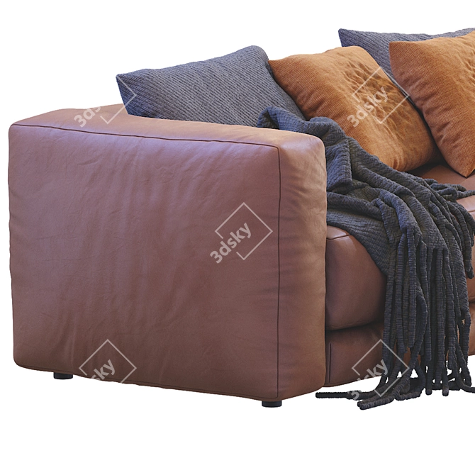 Modern Lewis Sofa by Montauk 3D model image 7