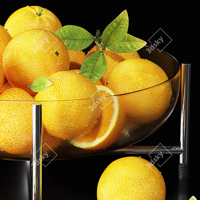 Fruit Dish: Trendy Millimeter-Sized Model 3D model image 4