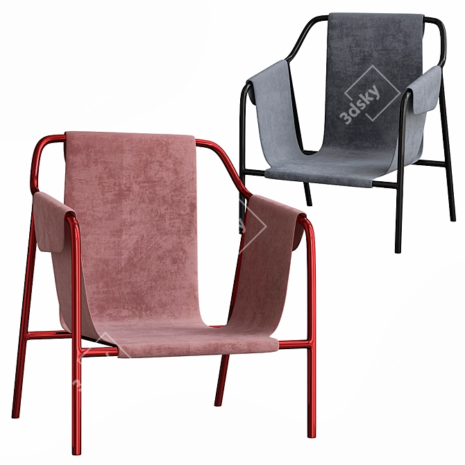 Elevate Comfort with Armrests 3D model image 2