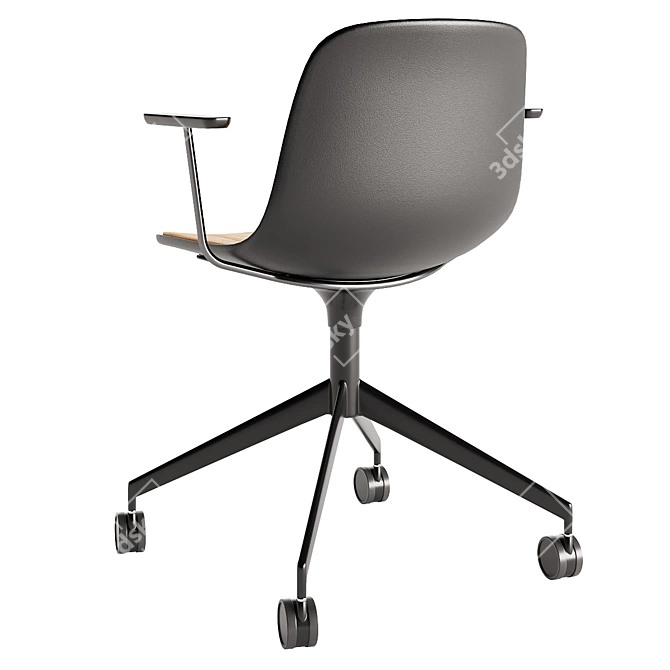 Seela S343 Chair: Minimalistic Design for Modern Workspaces 3D model image 2