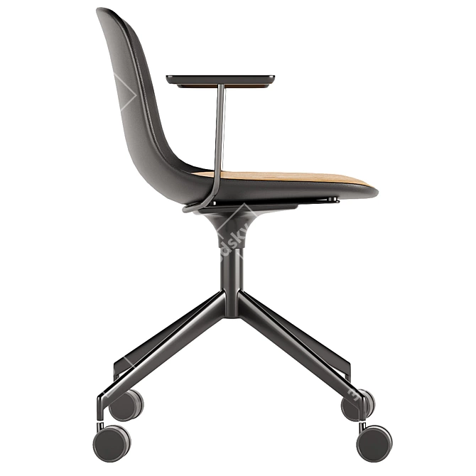 Seela S343 Chair: Minimalistic Design for Modern Workspaces 3D model image 4