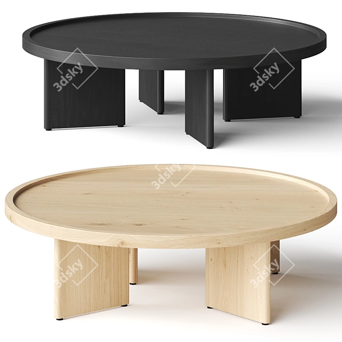 Minimalist Logan Coffee Tables 3D model image 1