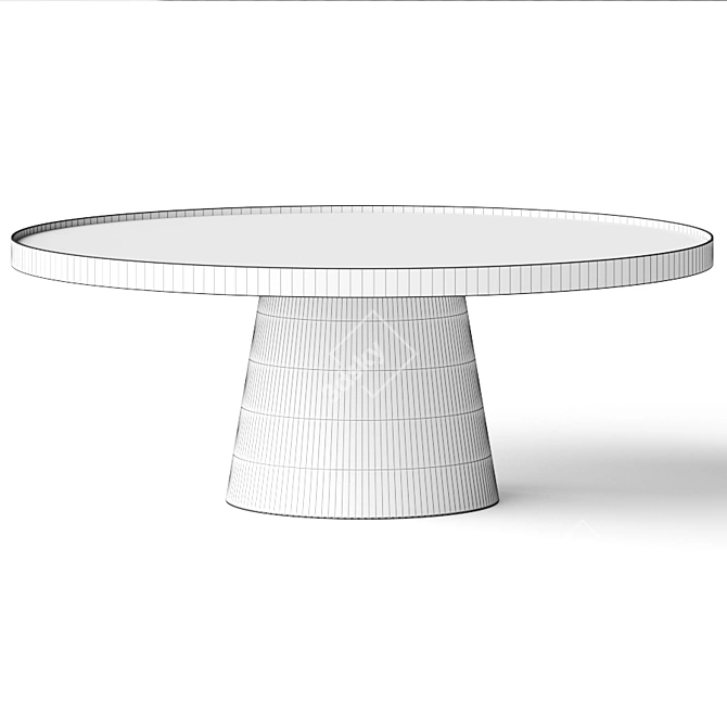 Elegant Rodan Coffee Tables 3D model image 3