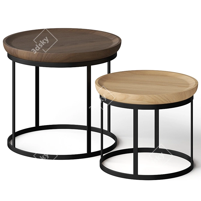 Modern Kerry Coffee Tables 3D model image 1