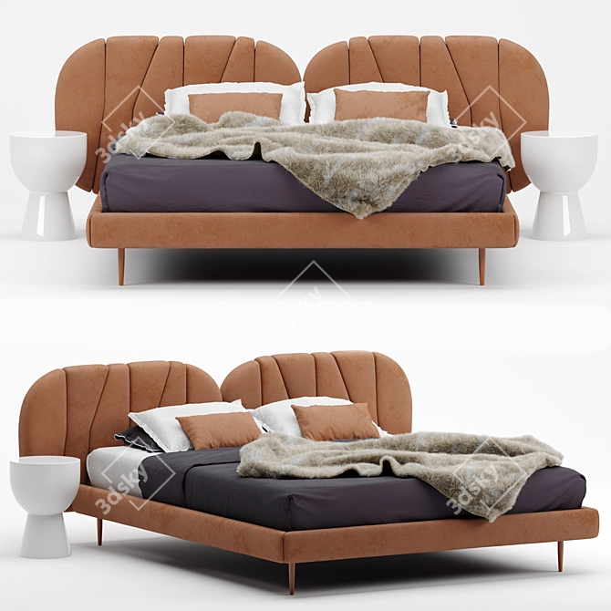 Limited Edition Bed by S12 Interior 3D model image 1