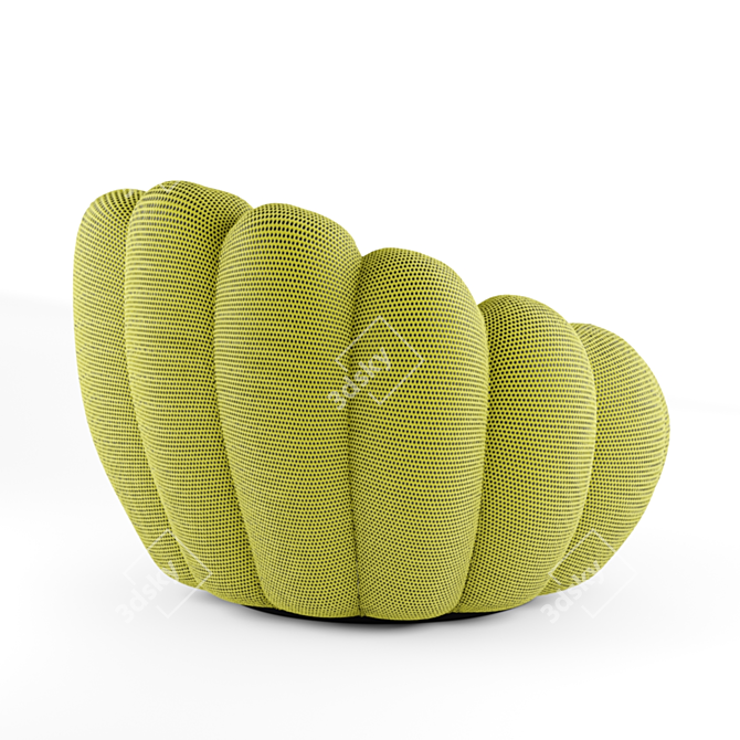 Contemporary Bubble Armchair 3D model image 4