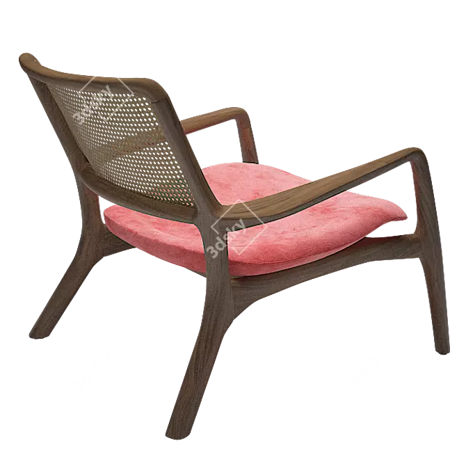 Elevate Your Comfort: Jer Lounge Chair 3D model image 4