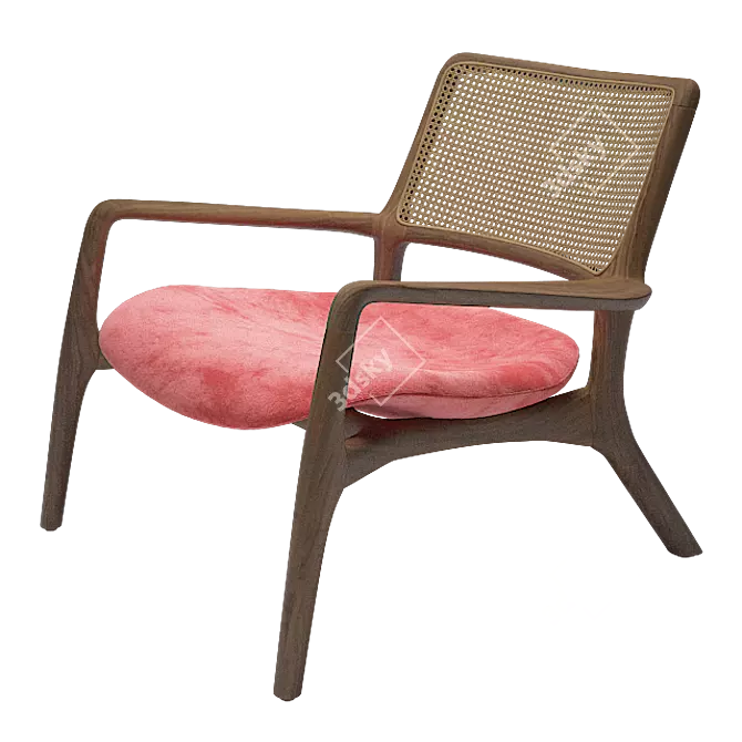 Elevate Your Comfort: Jer Lounge Chair 3D model image 1