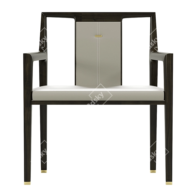 Modern ASTER MONT Dinning Chair 3D model image 2