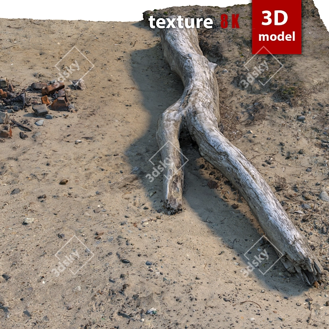 Detailed 3D Tree Model with High-resolution Texture 3D model image 4